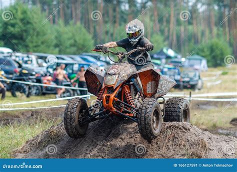 Atv Riding In The Mud Sunny Summer Day Editorial Photo Image Of