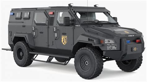 3d Model Armored Swat Truck Pit Bull Vx 3d Molier International