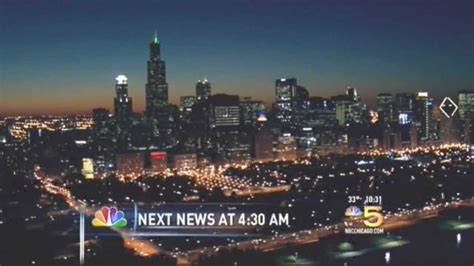 Nbc 5 Chicago News At 10pm Montage Youtube