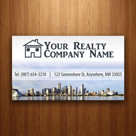 Buy Premium Miami Real Estate Business Cards For Cheap