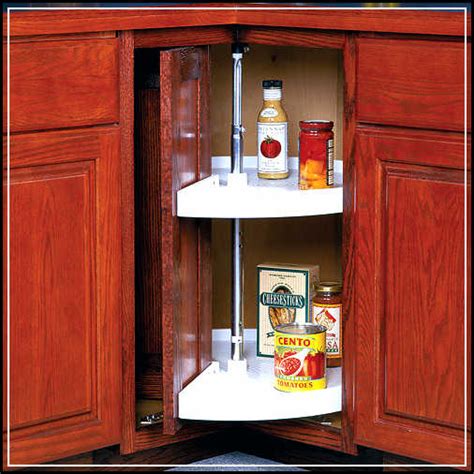 This type provides the maximum in storage space and functionality. Lazy Susan Cabinet Effectively Completing the Storage ...