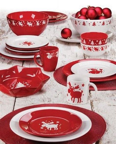 57 Beautiful Christmas Dinnerware Sets Vajilla De Navidad Juegos De
