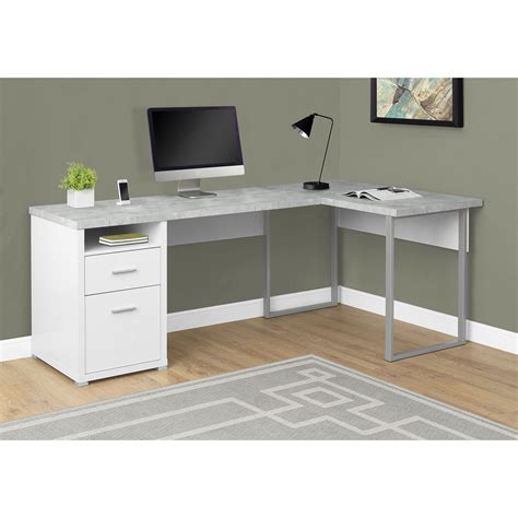 Monarch Specialties 80 Modern Home Office Computer Desk With Drawers