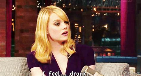 Drunk Emma Stone  Find And Share On Giphy