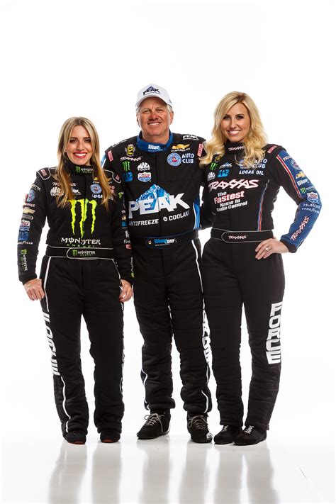 Courtney Force Teaches Dad Twitter Before John Force Babes Her On Track Alive Com