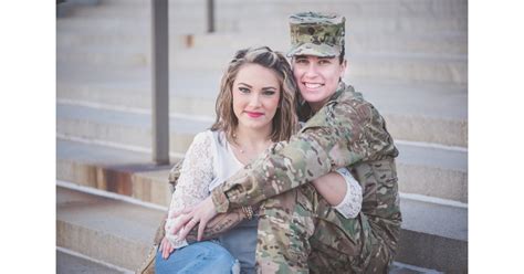 Lesbian Military Engagement Shoot Popsugar Love And Sex Photo 24