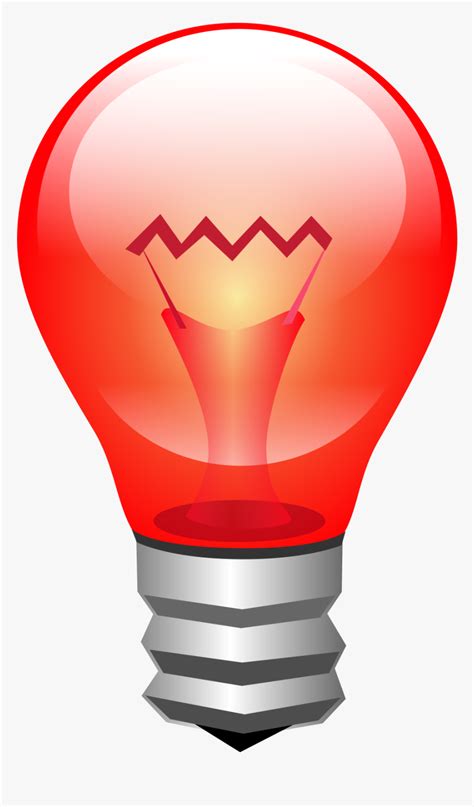 Redlightinglight Bulbincandescent Light Bulbillustrationclip