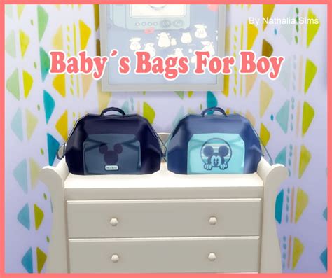 Babys Bag For Boy At Nathalia Sims Sims 4 Updates