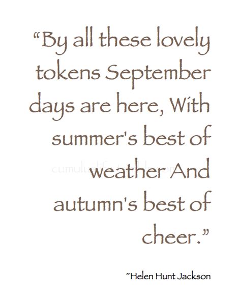 September By All These Lovely Tokens September Days Are Here With