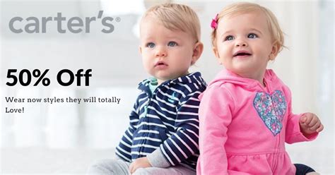 50 Off Carters Clearance Coupons Online
