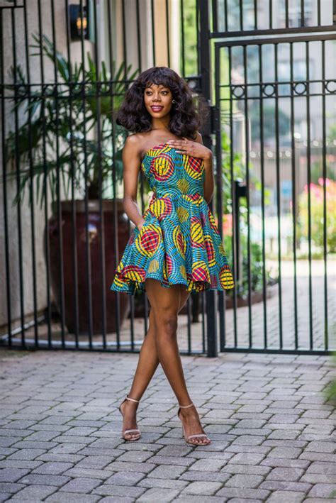 Zuri Skater Dress African Attire African Print Dresses African Fashion