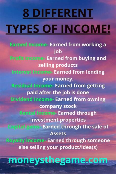 We've got our alpha followers, who are going to our website weekly, looking for the latest. 8 Different Types of Income And How You Can Create Each ...
