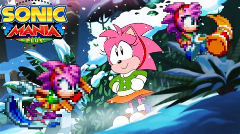 ¡amy Rose En Sonic Mania Sonic Mania Mods Youtube