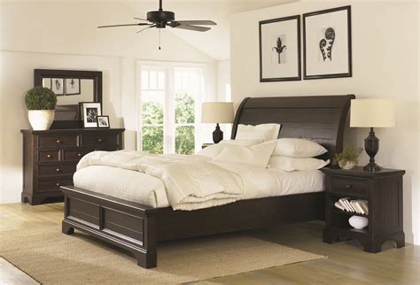 Furniture of america damien platform storage bed. Aspenhome Aspenhome Bayfield Sleigh Bedroom Set in Dark ...
