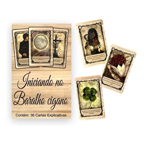 Iniciando No Baralho Cigano Cartas De Baralho Cigano Shopee Brasil