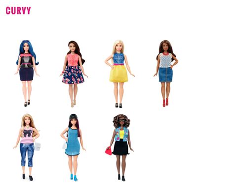 Barbie Has Three New Body Types Self