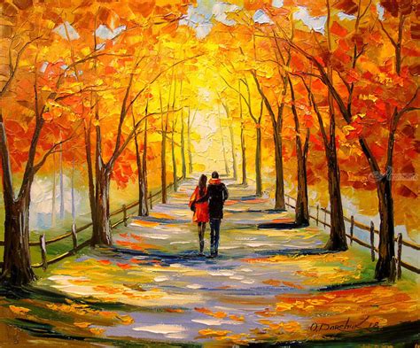 Together In A Sunny Park Paintings By Olha Darchuk