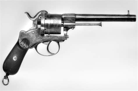 12mm Belgian Pinfire Revolver Lefaucheux Pinfire Guns And Ammunition