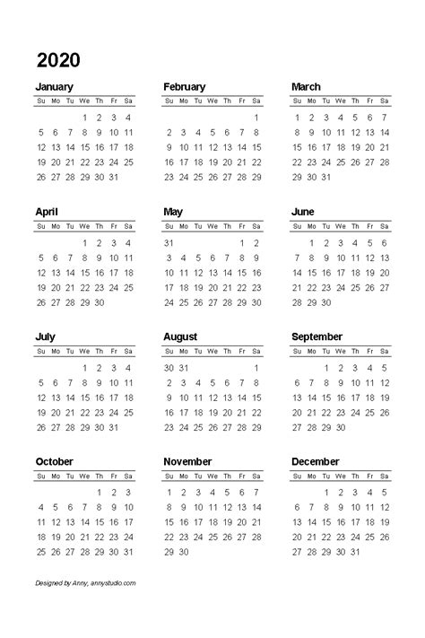 Each week of the year on a separate page with a room for daily notes. Free Printable Calendars and Planners 2020, 2021, 2022