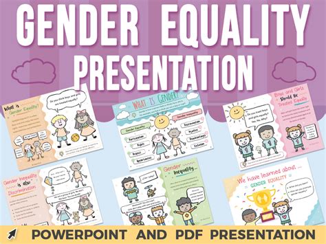 Gender Equality Powerpoint Presentation Teaching Resources