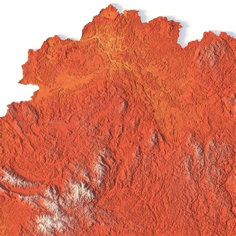 Relief Map Of Belarus 3d Models And 3d Maps