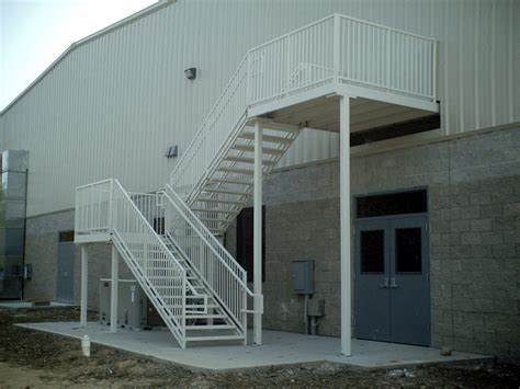 Panel Built Prefab Metal Stairs Create Custom Stair Solutions For A