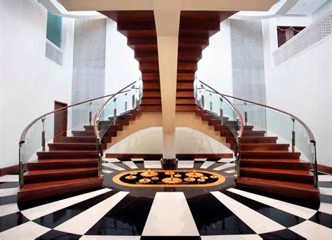 Hyderabad House designed by Mumbai-based architects Percy Kutar and Hitesh Shah of 4.4 Design 