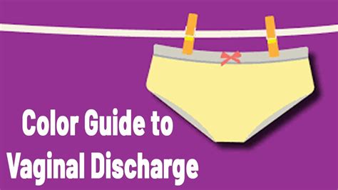 The Ultimate Color Guide To Vaginal Discharge Types Of Vaginal Discharge Colors Youtube