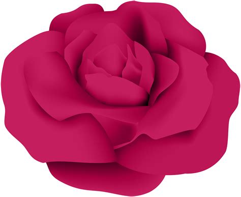 Garden Roses Centifolia Roses Clip Art Dark Pink Rose Png Transparent