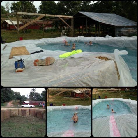 How To Build A Swimming Pool With Straw Bales 4 Diy Swimming Pool