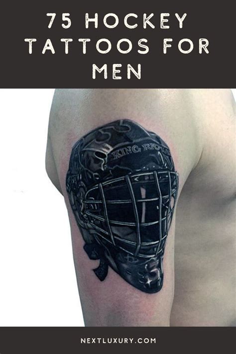 75 Hockey Tattoos For Men Nhl Design Ideas Tattoos For Guys Hockey