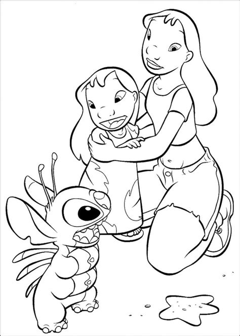 Drawings Lilo Stitch Animation Movies Printable Coloring Pages Sexiz Pix