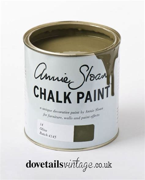 Olive Chalk Paint By Annie Sloan Dovetails Vintage Duck Egg Blue