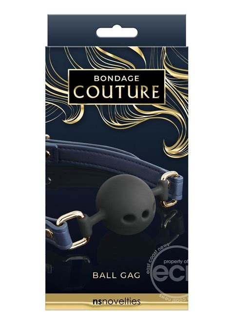 Bondage Couture Ball Gag Blue Frenzies