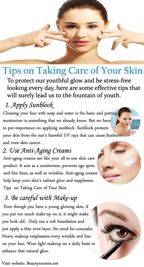 Tips On Taking Care Of Your Skin Take Care Of Yourself Healthy