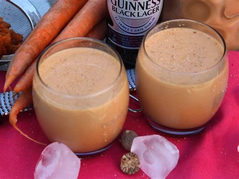 Jamaican Carrot Juice With Guinness Recipe Carrot Juice Recipe Food Island Food