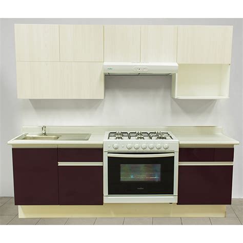 Entre y conozca nuestras increíbles ofertas y. Cocina Integral Rouge 2.42m. Estufa derecha, tarja ...