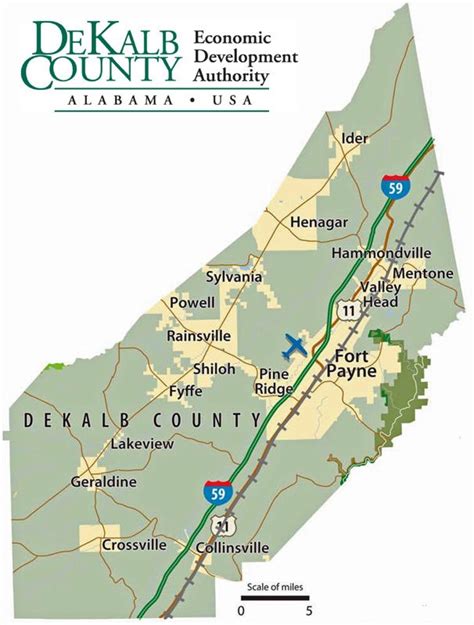 Dekalb County Map County Map Dekalb Mentone