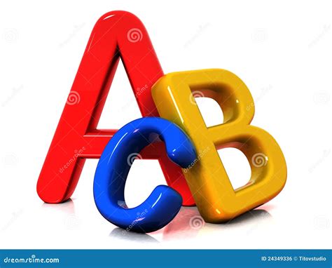 Colorful Abc Letters Royalty Free Stock Image Image 24349336