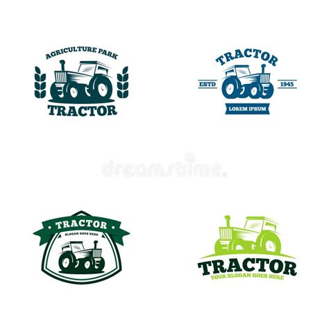 Tractor Logo Template Vector Tractor Logo Concept Farming Logo