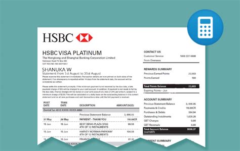 How HSBC Calculates Finance Charges For Credit Cards Moneta Lk