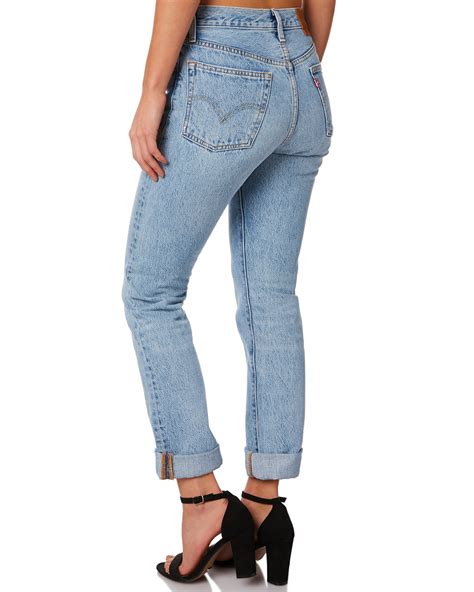 New Levis Womens Levi`s 501 Jeans For Women Cotton Fitted Blue Ebay