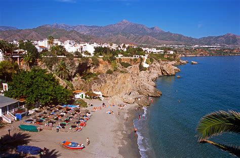 Beach At Nerja Spain Afternoon Wander Your Way