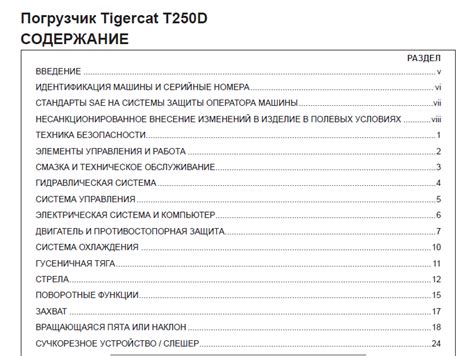 Tigercat ПОГРУЗЧИК T250D РУКОВОДСТВО ПО ОБСЛУЖИВАНИЮ PDF DOWNLOAD