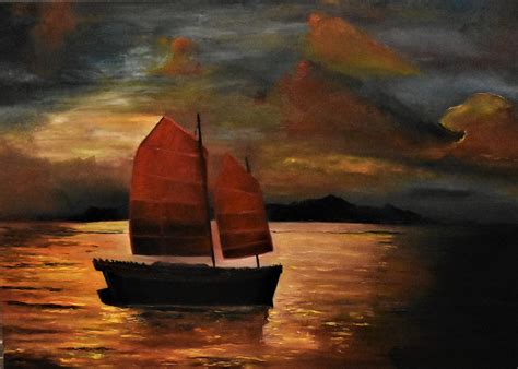 Paintings, Painting landscape sunset, Page 3856, Art by Independent Artists