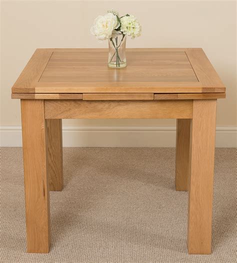 Richmond Solid Oak Wood Small Cm Extending Dining Room Table