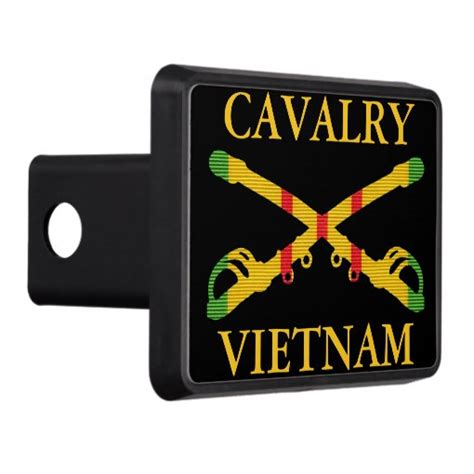 Vietnam Cavalry Crossed Sabers Hitch Cover Zazzle