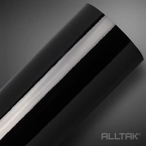 Adesivo Ultra Piano Black Preto Vinil Envelopamento 68cm X 2m Alltak