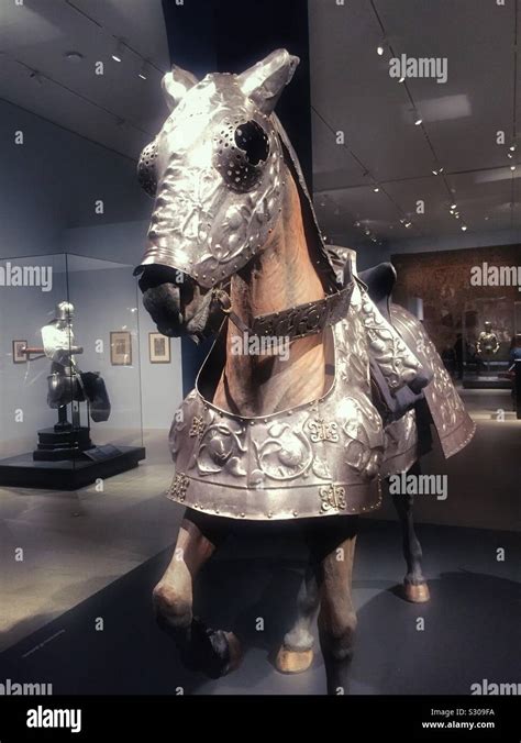 Armor On A Horse At The Maximilian One Exhibit At The Metropolitan