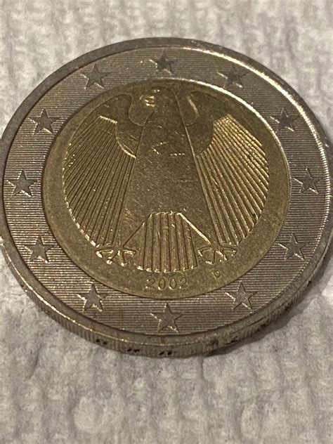 Rare 2002 G Allemand 2 Euro Pièce De Collection Etsy Images And